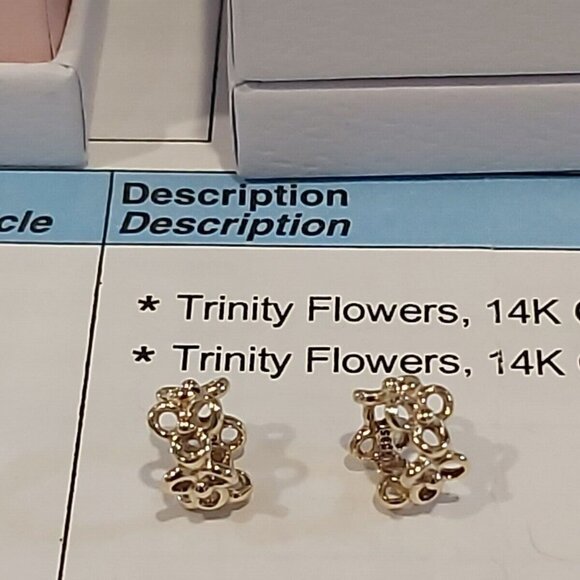 Authentic Pandora *RETIRED*  14K Gold Trinity Spacer 750451 - Picture 11 of 12